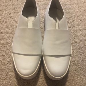 Vince White Platform Sneaker
